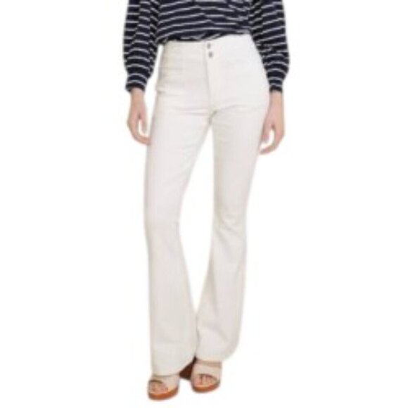 Maurices Denim - M Jeans by Maurices High Rise White Flare Jeans 10